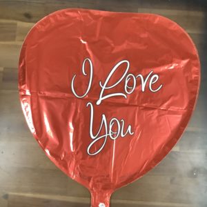 18" Mylar Balloons - I Love You