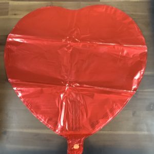 18" Mylar Balloons - Heart Shape